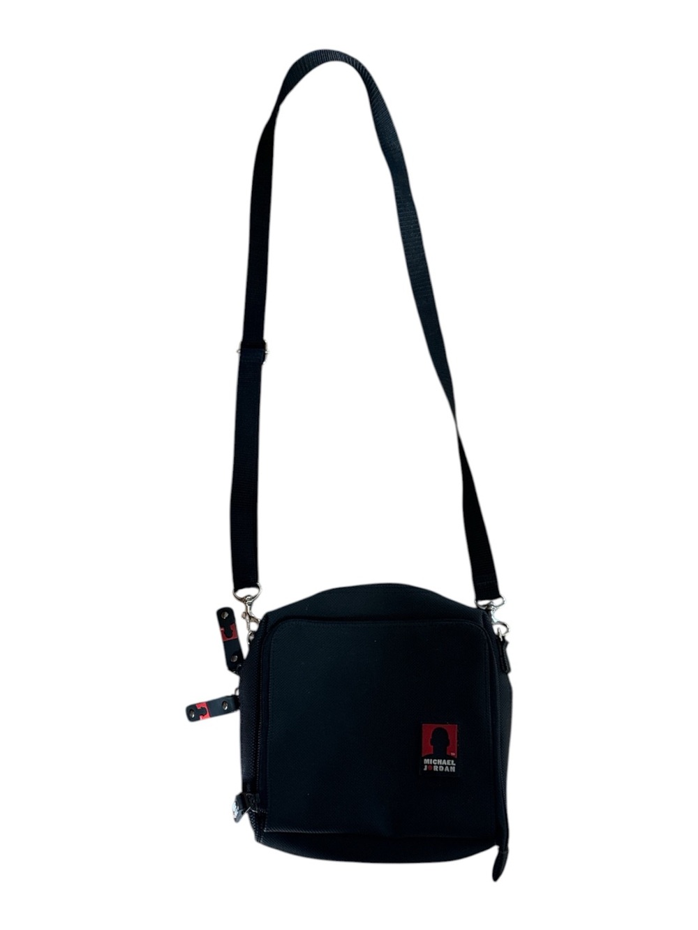 Michael Jordan Black Travel Bag Crossbody‎ Shoulder Messenger Toiletries Vintage
